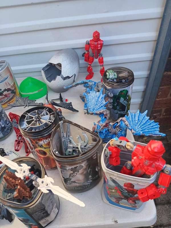 Assorted lego bionicles