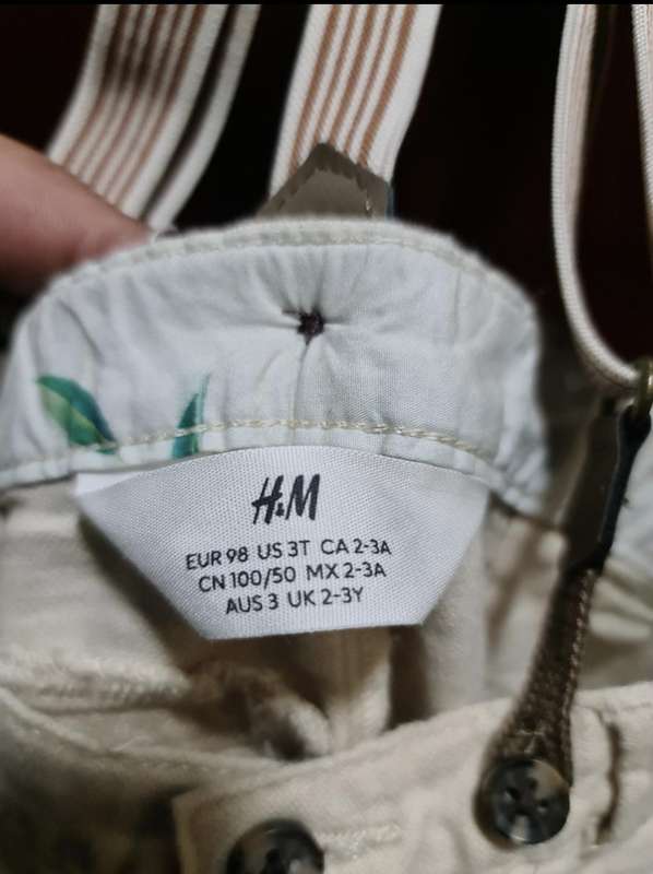 H&M pants with straps