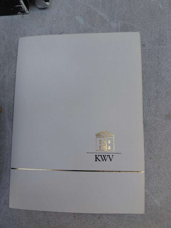 SOUTH AFRICAN AIRWAYS KWV brandy