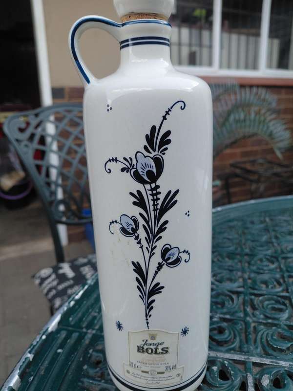 Blue delft bols porcelain bottle