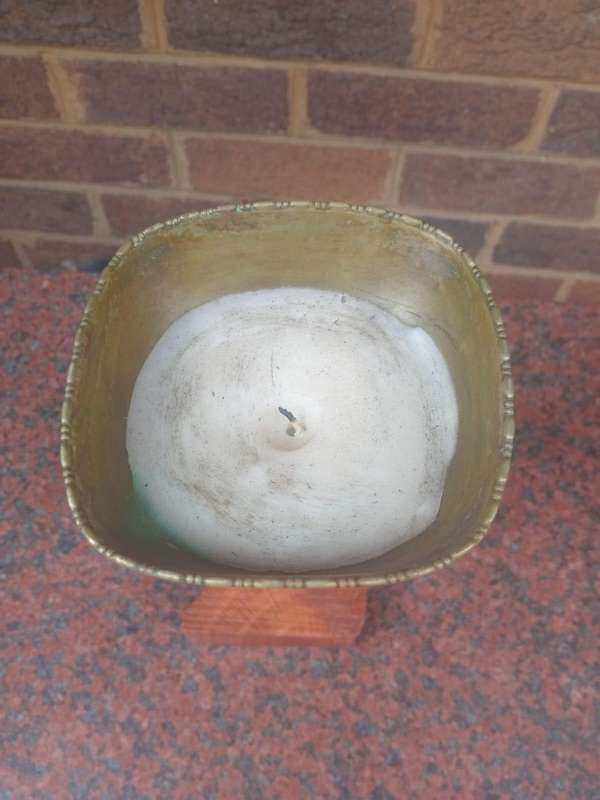 Vintage blare / candleholder