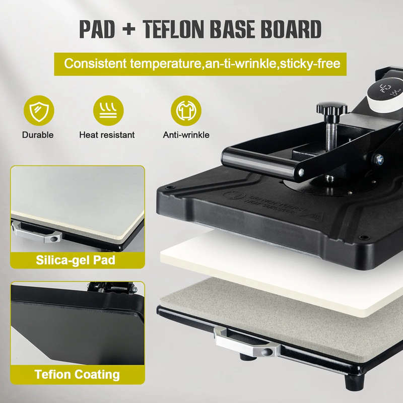 VEVOR Digital Heat Press Machine (38 x 38 cm)