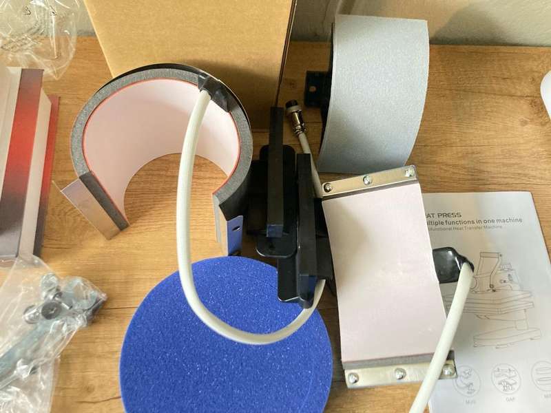 LIMITED OFFER 5-in-1 Digital Heat Press Machine 380mm x 290mm Multifunctional Sublimation