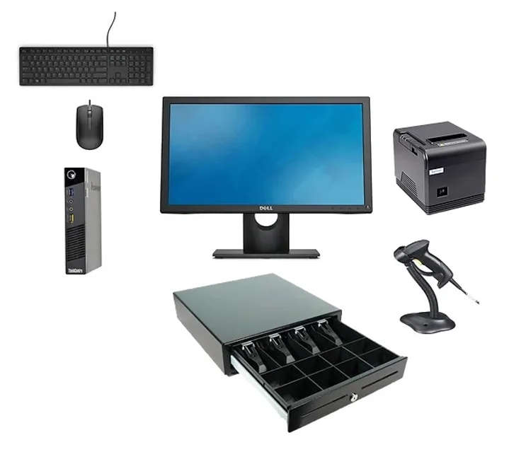Full POS All-in-One Point of Sale Hardware Combo Kit  Retail Store Ready