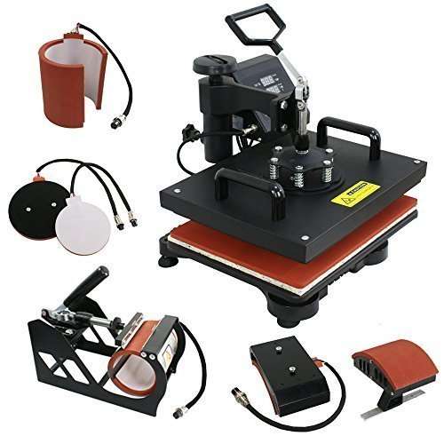 Brand New Heat Press Machine - Multifunctional Heat Transfer Sublimation Machine with 5 attachments
