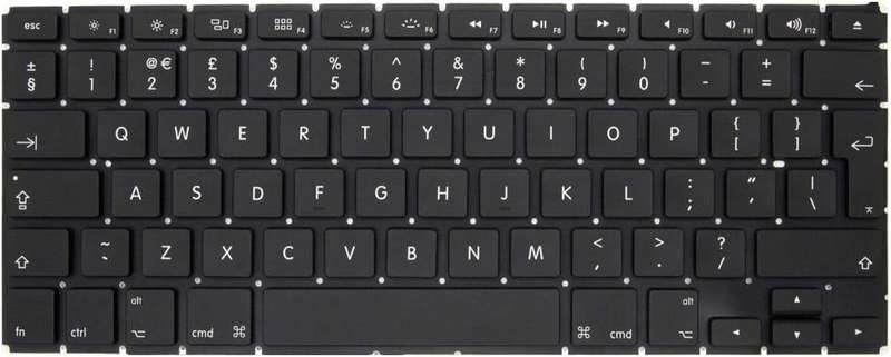 Keyboard Replacement compatible with MacBook Pro A1502 13 late 2013-2015 UK Layout