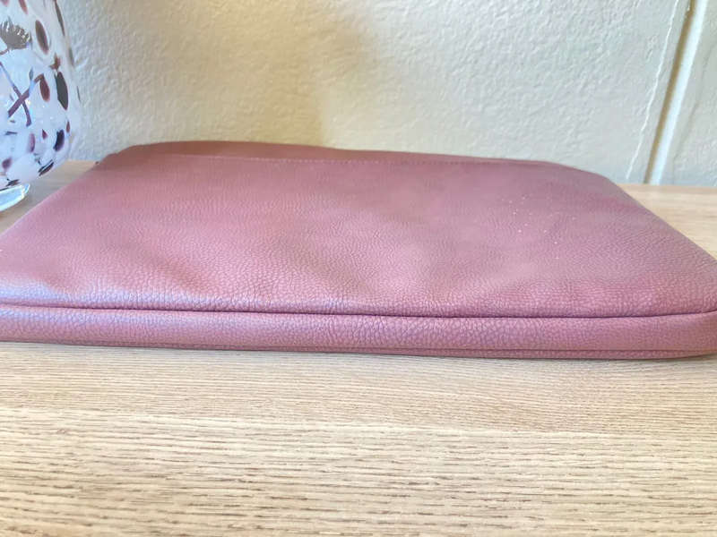 Pink Typo Laptop Case. Fits 13 inch laptop