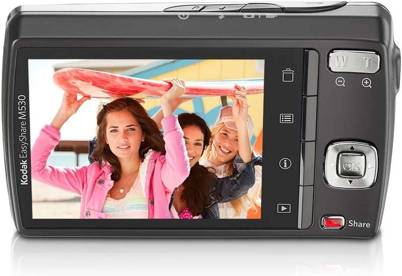 Kodak Easyshare M530 12 MP Digital Camera with 3x Wide Angle Optical Zoom and 2.7-Inch LCD