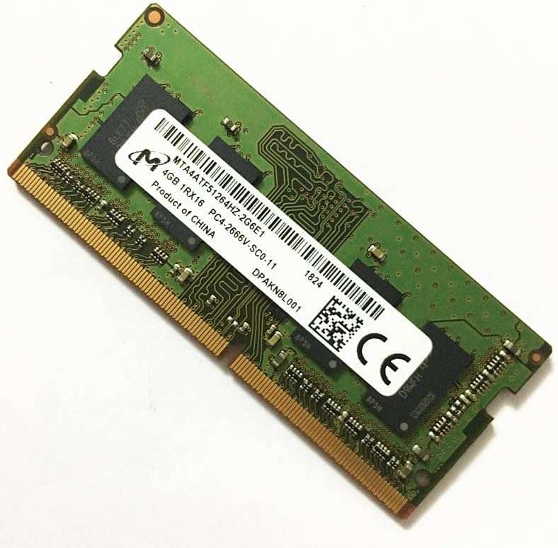 Micron DDR4 4GB 2666MHz Laptop RAM  Power Up Your Performance!