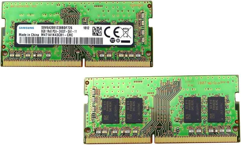 SAMSUNG 16GB 2X8GB DDR4 PC4-19200 2400MHZ 1RX8 CL17 Memory KIT M471A1K43CB1-CRC