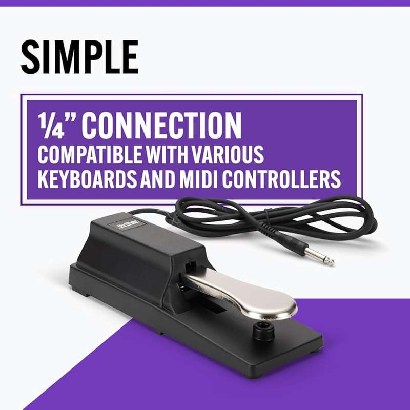 On-Stage Stands KSP100 Universal Piano Style Electronic Keyboard Sustain Pedal