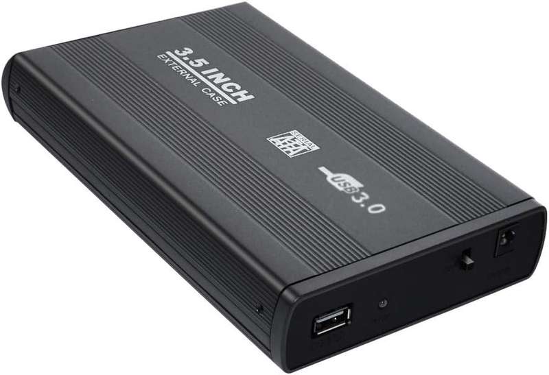 External USB 3 Hard Drive Enclosure for 2.5 or 3.5 SATA Hard Drive or SSD