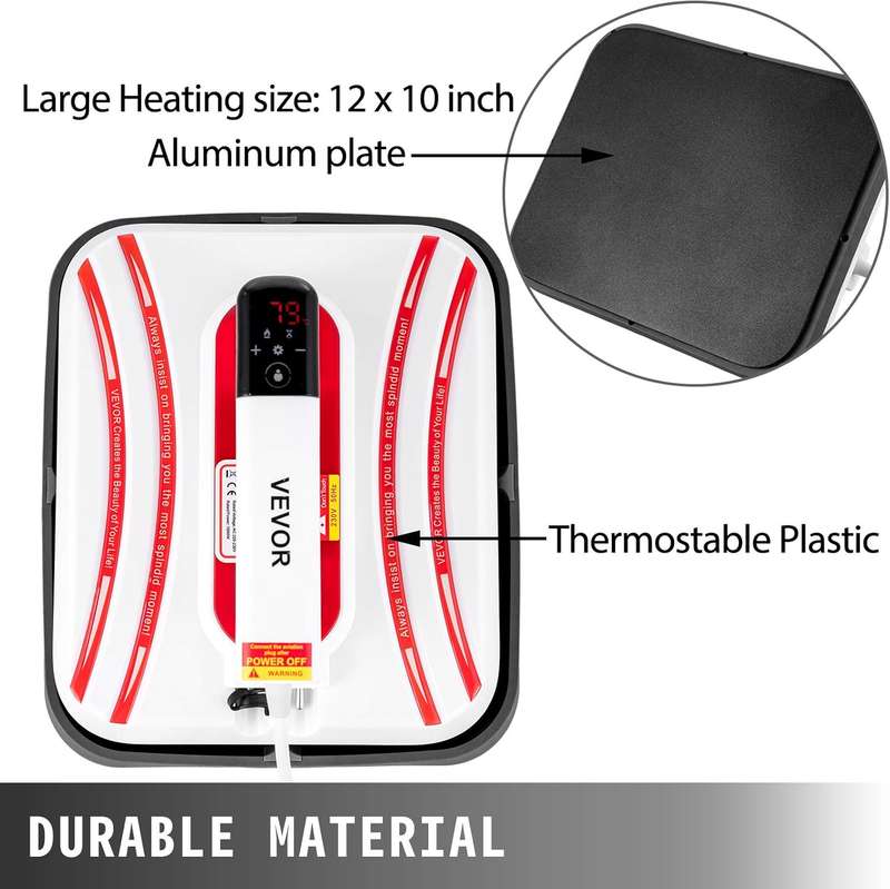 VEVOR 5-in-1 Portable Heat Press Combo  1000W, 250×300mm Flat Press, 220V + Free Shipping