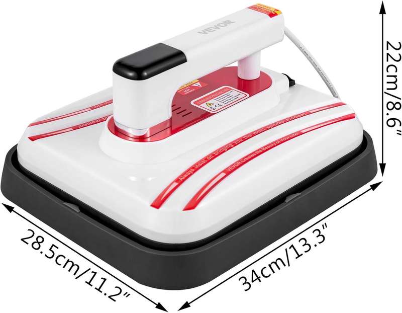 VEVOR 5-in-1 Portable Heat Press Combo  1000W, 250×300mm Flat Press, 220V + Free Shipping
