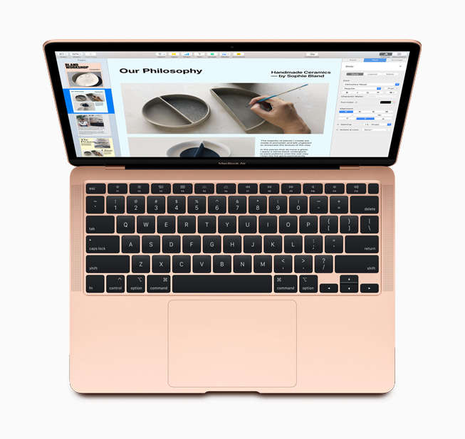 2020 Apple Macbook Air M1 Chip 8GB RAM unified Memory 256GB SSD Storage Rose gold