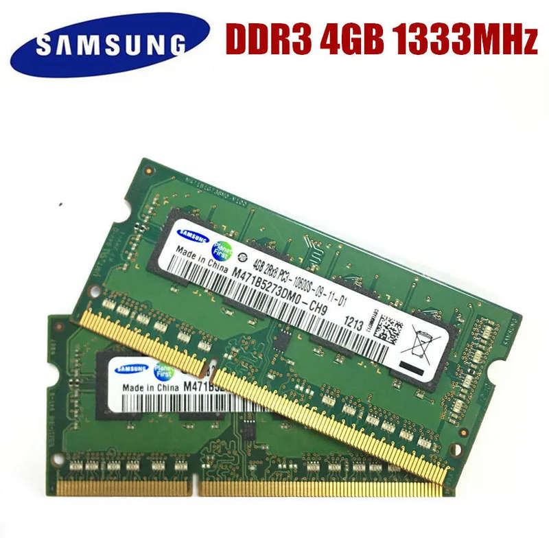 Samsung 4GB DDR3 1333MHz SO-DIMM Laptop RAM  PC3-10600S