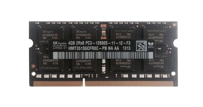 Hynix 4GB DDR3-1600MHz SO-DIMM Laptop RAM  PC3-12800S (Dual Rank)