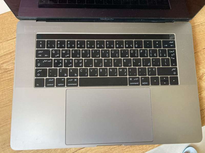 Apple MacBook pro 15-inch Retina Display Touch Bar 2017 Model Quad core i7 16GB Ram 256GB ssd