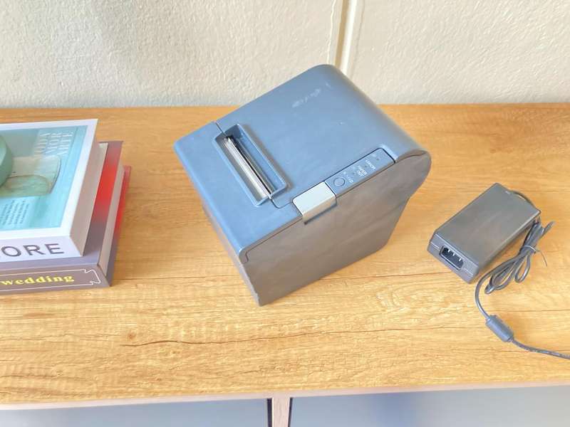 Monochrome Desktop Thermal Receipt Printer - Tested & Working | Fast, Reliable, Energy Efficient