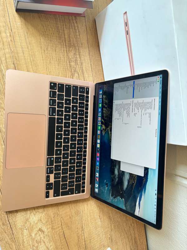 2020 Apple Macbook Air M1 Chip 8GB RAM unified Memory 256GB SSD Storage Rose gold