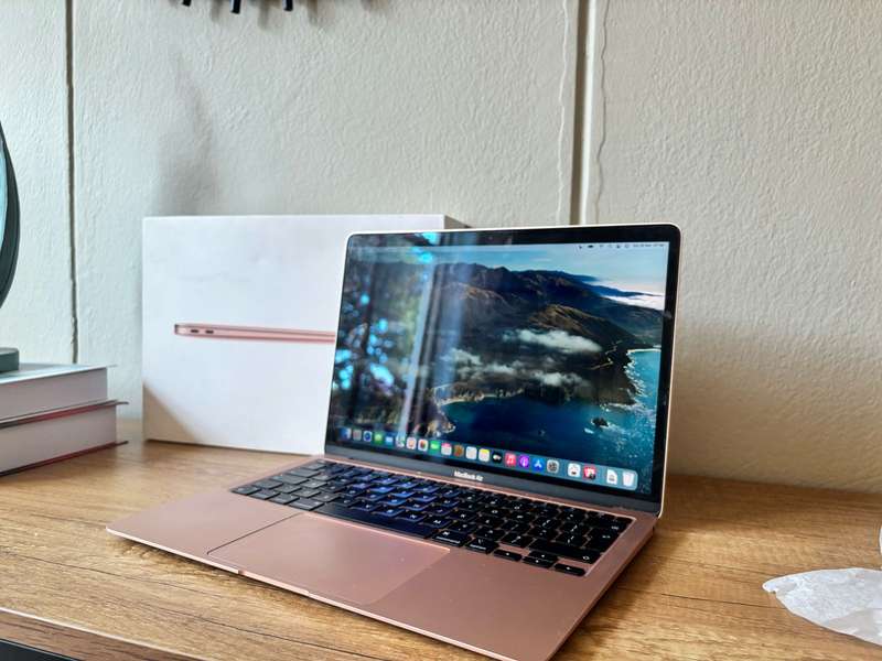 2020 Apple Macbook Air M1 Chip 8GB RAM unified Memory 256GB SSD Storage Rose gold