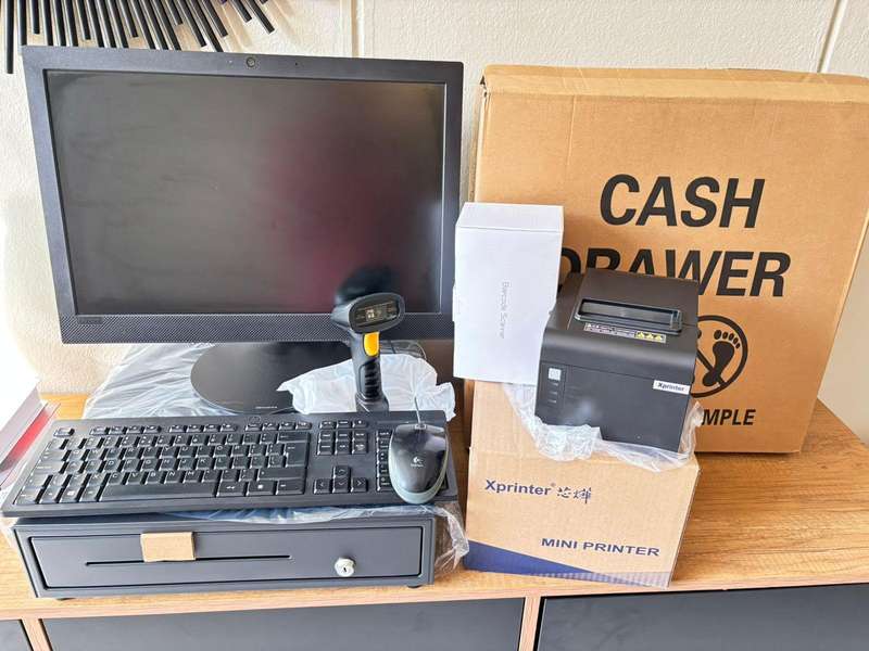 Full POS All-in-One Point of Sale System  Hardware Combo Kit (Refurbished)