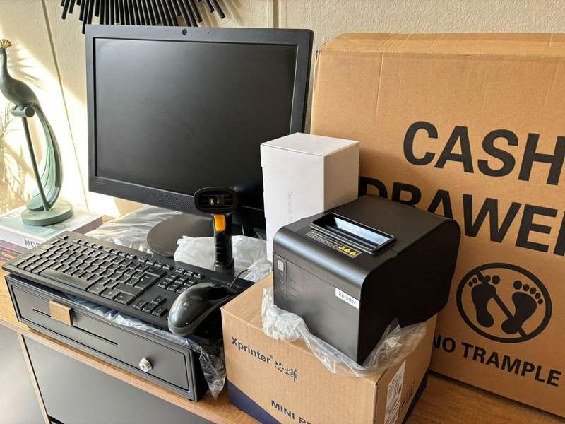 Full POS All-in-One Point of Sale System  Hardware Combo Kit (Refurbished)