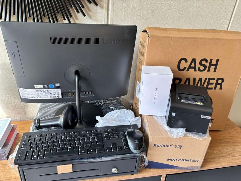 Full POS All-in-One Point of Sale System  Hardware Combo Kit (Refurbished)