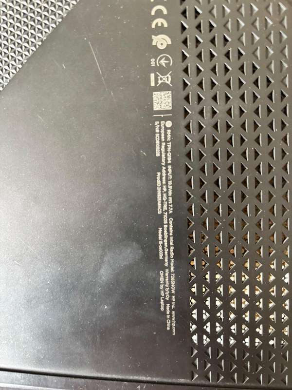  Replacement Housing with Trackpad for HP Omen 15 (Model: 15-ce003nl)