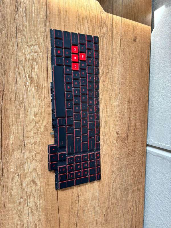 Replacement Keyboard for HP Omen 15 Series  Red Letter Backlit