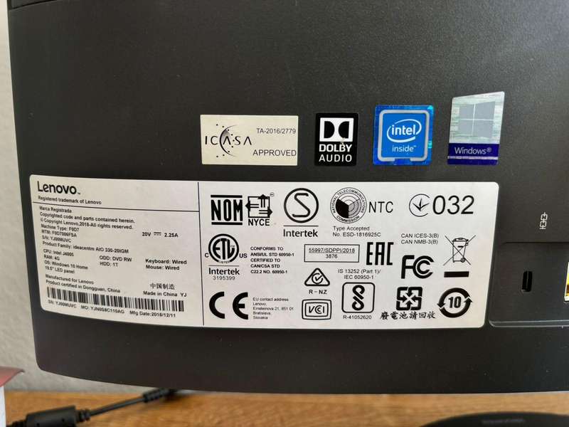 Lenovo Ideacentre AIO 330  19.5 All-in-One PC | 4GB RAM | 1TB HDD | Excellent Condition