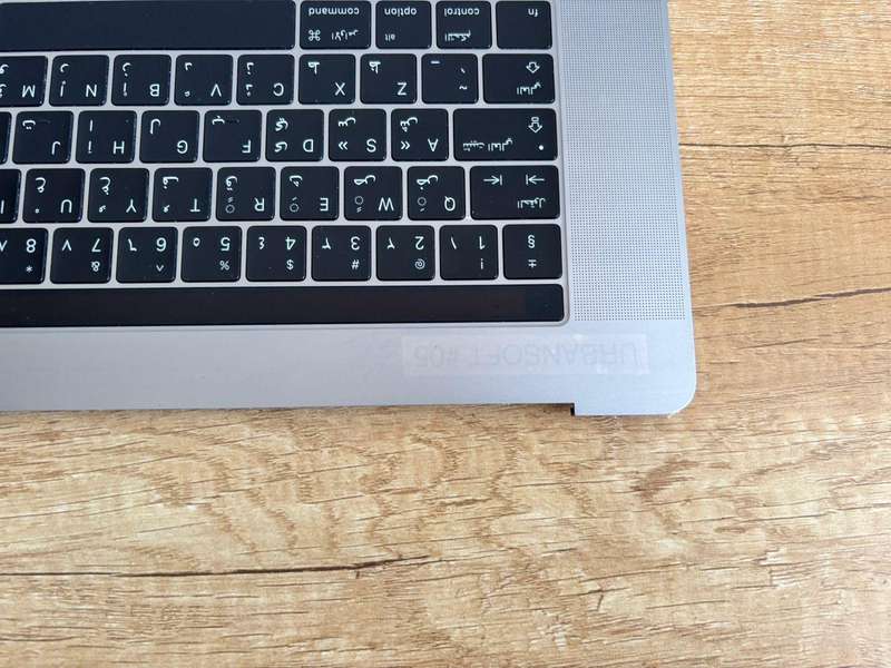 MacBook Pro 15" Retina (20162017) Upper Case Assembly (A1707) Dark Grey US / Arabic