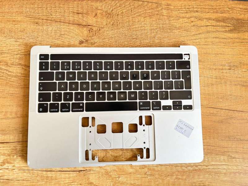 MacBook Pro 13" Upper Case Assembly  A2289 / A2338 (2020) Used  Grade-A  Silver Color