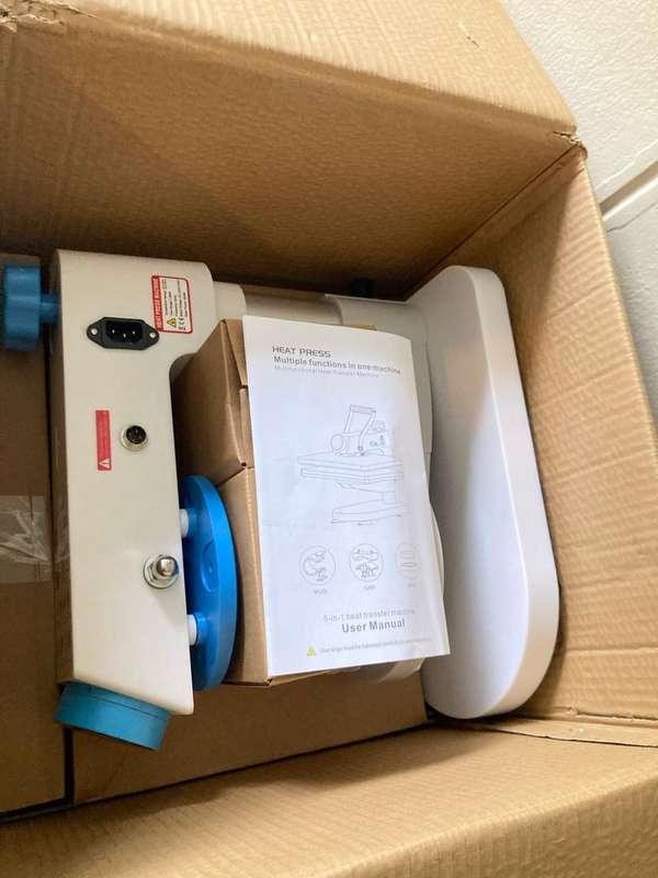 LIMITED OFFER 5-in-1 Digital Heat Press Machine 380mm x 290mm Multifunctional Sublimation