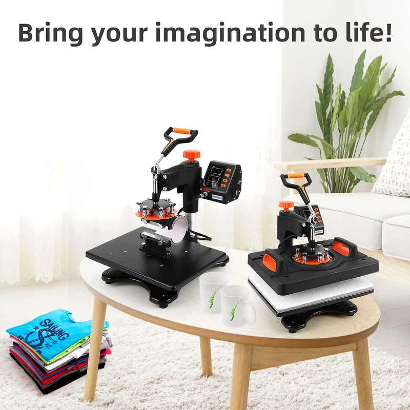 9-in-1 MT9 1400W Heat Press Multitalent - Flat Press, Shoe Press, Mugs, Plates, Cups, Cap Presses