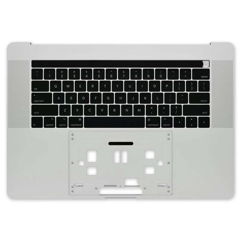 MacBook Pro 15" Retina (Mid 20182019) Upper Case Assembly Model: A1990 Grade-A Used Silver Color