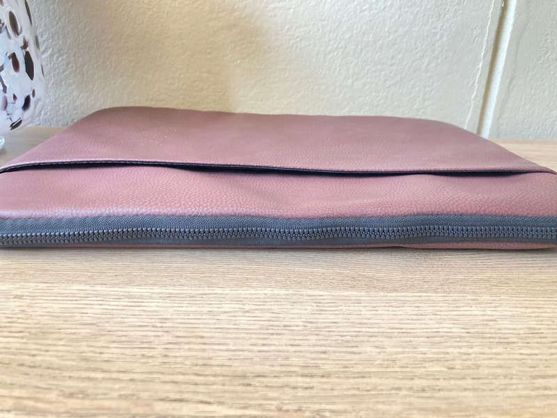 Pink Typo Laptop Case. Fits 13 inch laptop