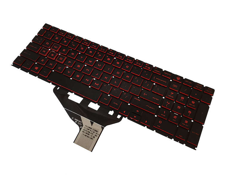 Replacement Keyboard for HP Omen 15 Series  Red Letter Backlit