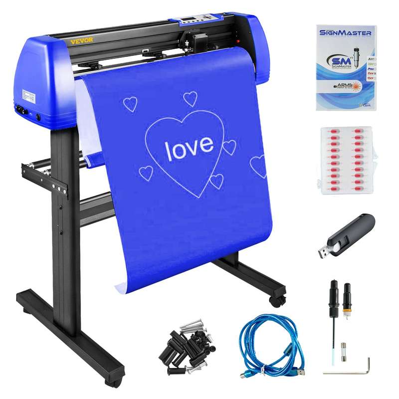 Vinyl cutter 720mm USB 2.0 Vinyl Cutter with Semi-Automatic Contour Cutting + Software Included