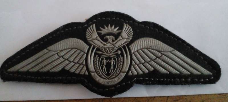 SAAF AIRFORCE PILOT WINGS.SEE DESC.