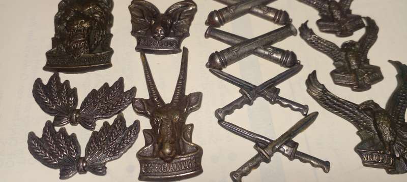 SWATF REACTION UNIT CAP BADGES.SEE DESC.