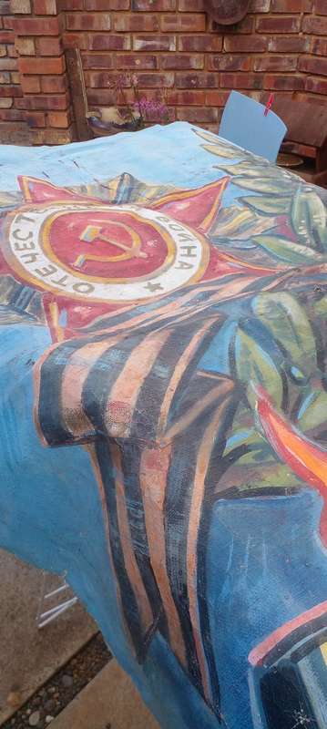 ORIGINAL WW2 RUSSIAN PROPAGANDA ITEM , RELATING TO THE " GREAT PATRIOTIC WAR". SEE DESC.