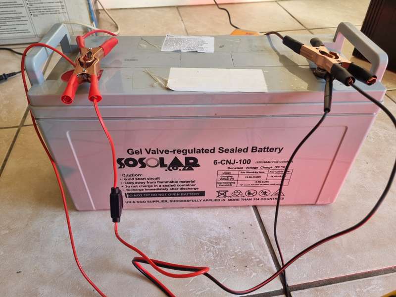 SoSolar 6-CNJ-100 Gel Valve Regulated Sealed Battery