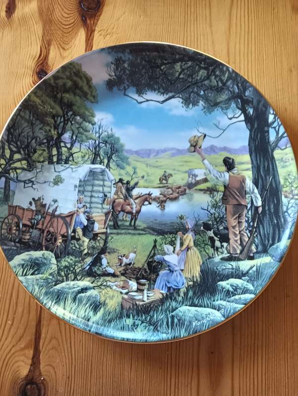 Anniversary plate of Great Trek