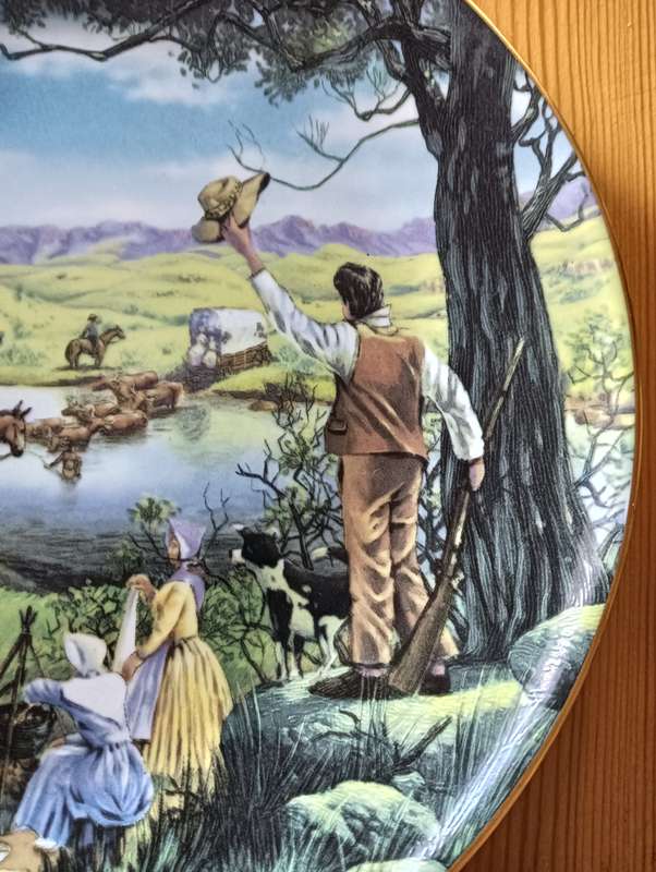 Anniversary plate of Great Trek