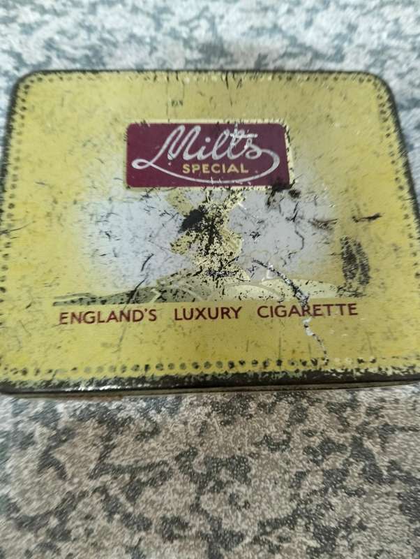 Antique cigarette tins