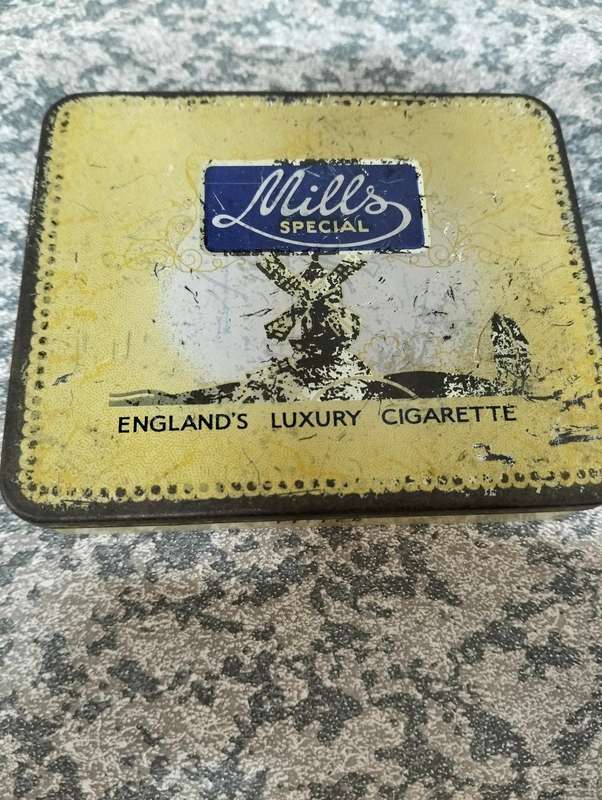 Antique cigarette tins