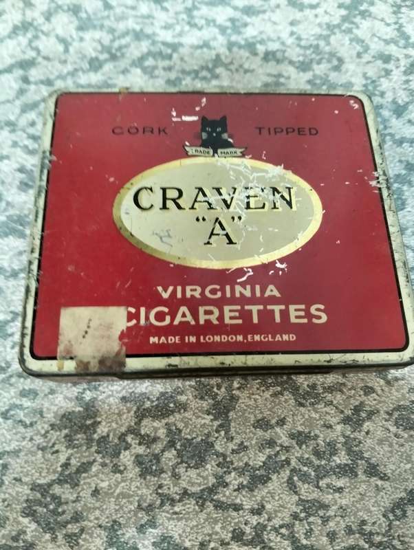 Antique cigarette tins