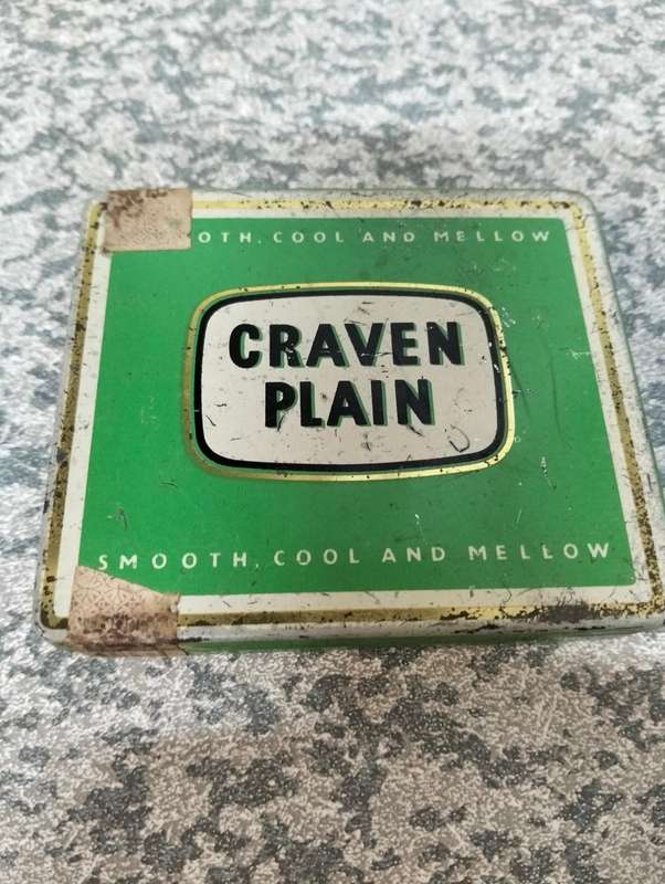 Antique cigarette tins