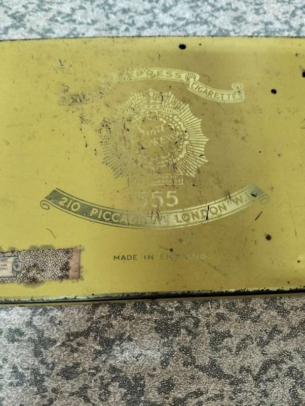 Antique cigarette tins